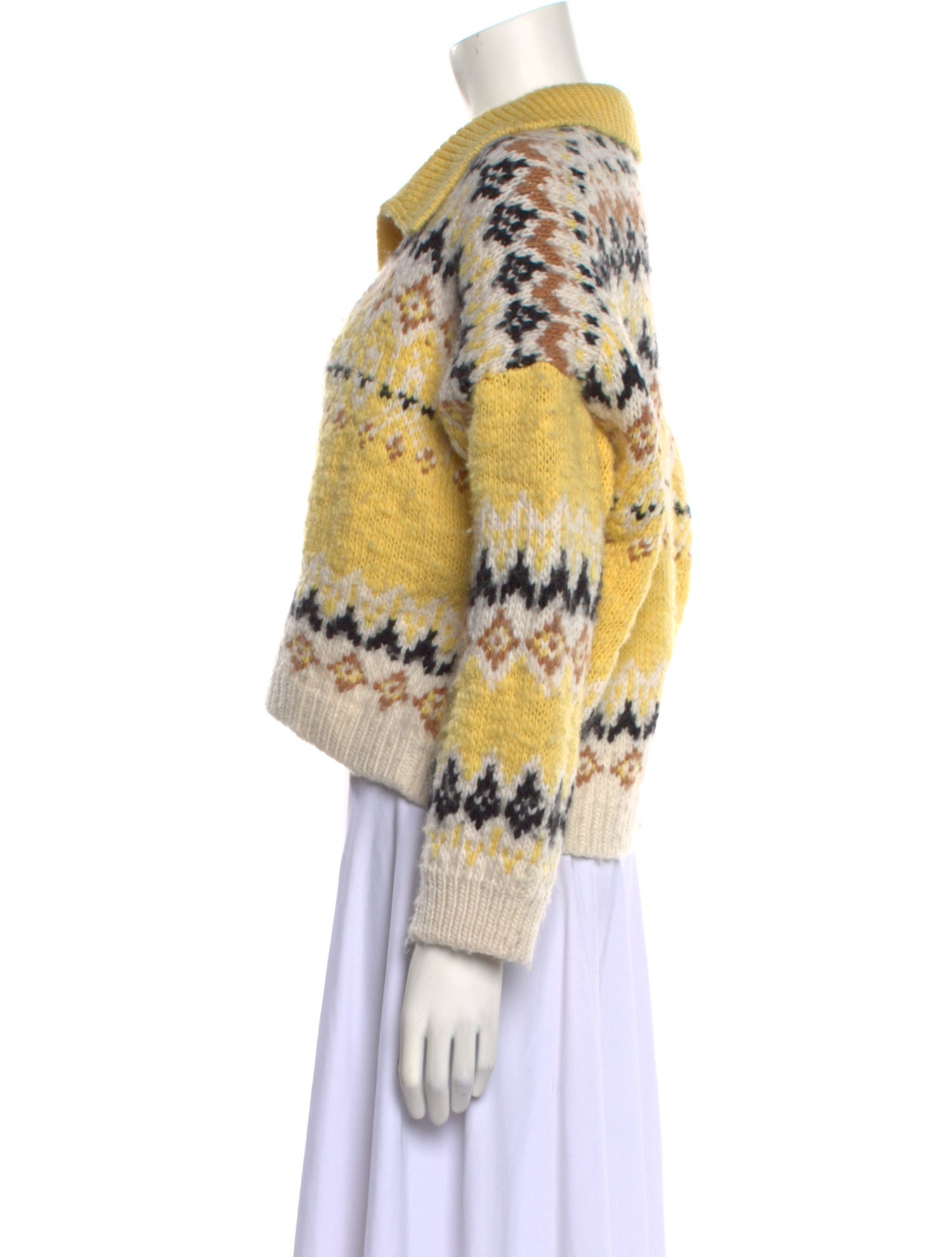 A.L.C. Merino Wool Striped Sweater